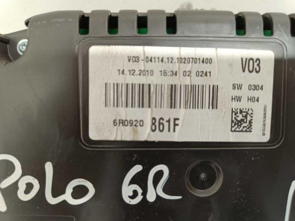 COMPTEUR VW POLO 6R / SEAT IBIZA 4 - Vue 3